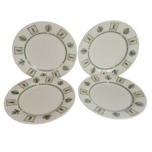 Pfaltzgraff Naturewood Dinner Plates 11" Set of 4 Replacement Stoneware VTG USA